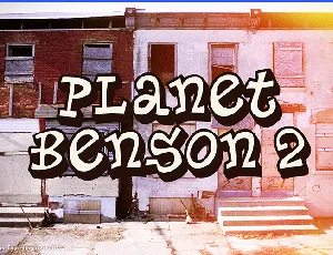 Planet Benson Two font