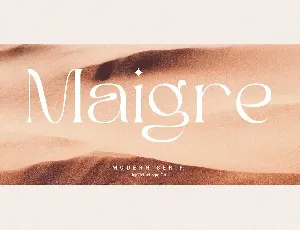 Maigre font