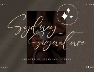 Sydney Signature font