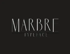 Marbre font