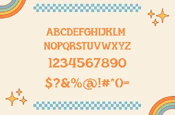 Retro Groove font