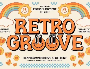 Retro Groove font