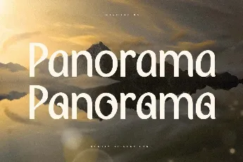 Panorama font