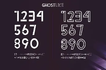 Ghostlike Demo font