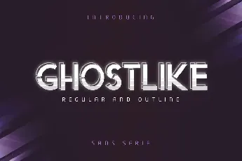 Ghostlike Demo font