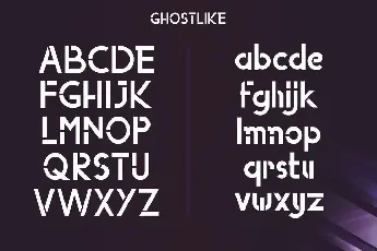 Ghostlike Demo font