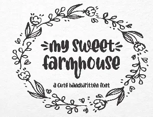 mysweetfarmhouse font