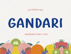 Gandari font