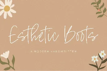 Esthetic Boots font