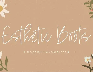 Esthetic Boots font