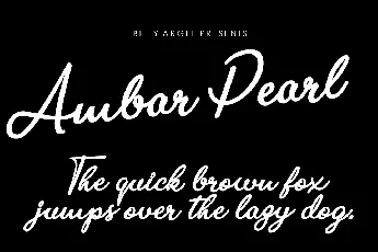 Ambar Pearl Personal Use font