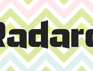 Radaro font