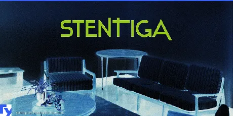 Stentiga font