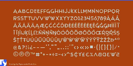 Stentiga font