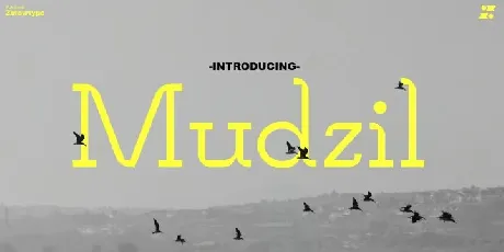 Mudzil Family font