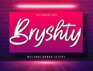 Bryshty font