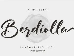 Berdiolla font