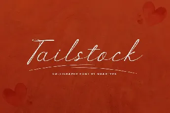 Tailstock Script font