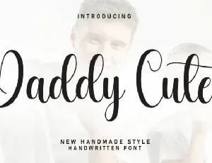 Daddy Cute Script font