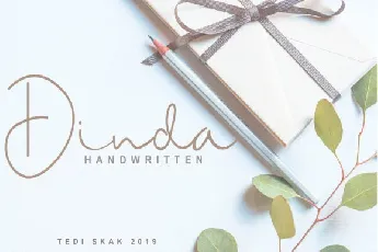 Dinda Handwritten font