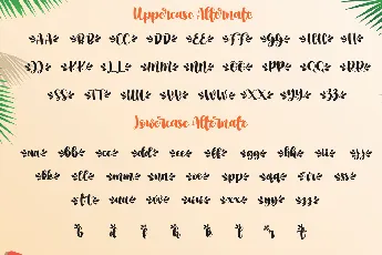 beachsunshine font