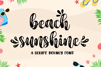 beachsunshine font