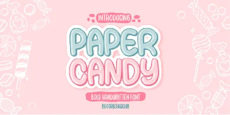 Paper Candy font