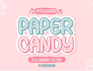 Paper Candy font