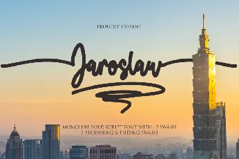 Jaroslaw font