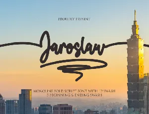 Jaroslaw font