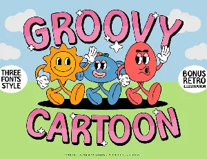 Groovy Cartoon Round font