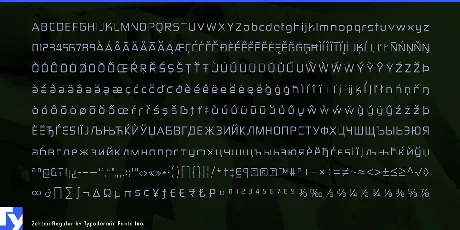 Zekton font