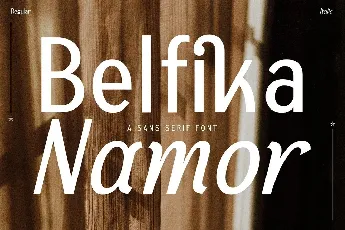 Belfika Namor font