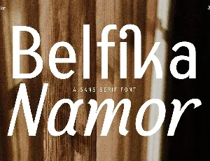 Belfika Namor font