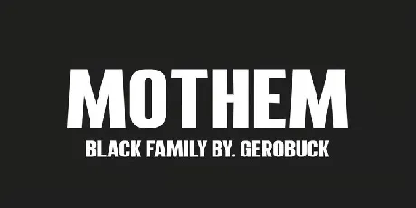 Mothem font