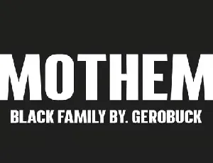 Mothem font