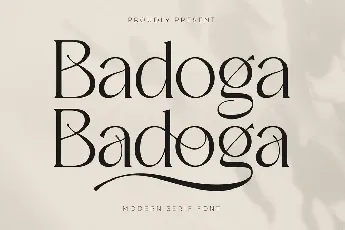 Badoga font