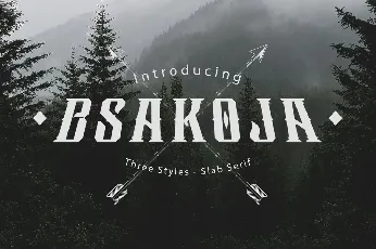 Bsakoja font