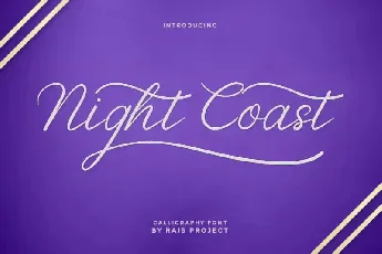 Nightcoast Script font