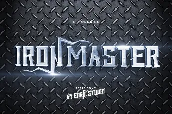 Iron Master Demo font