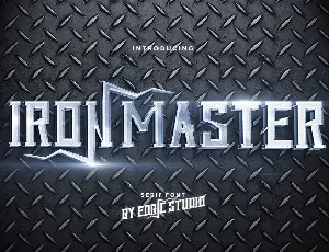 Iron Master Demo font