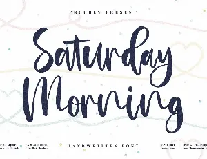 Saturday Morning font