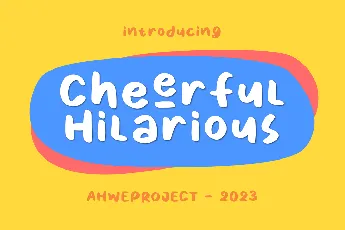 Cheerful Hilarious font