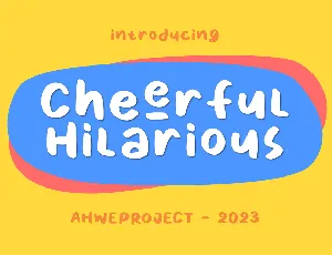 Cheerful Hilarious font