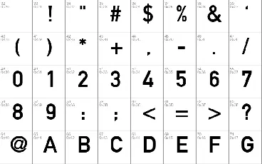 Alte DIN 1451 Mittelschrift font