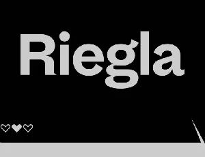 Riegla Family font