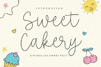 Sweet Cakery font