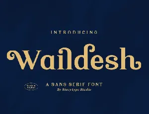 Waildesh font