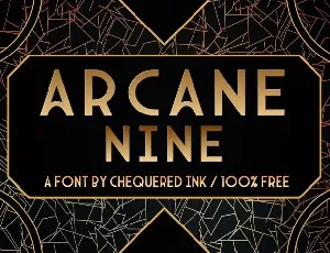 Arcane Nine font