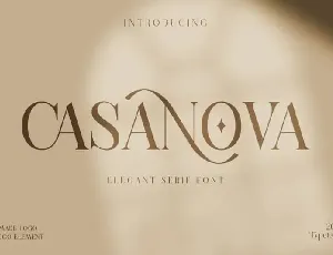 Casanova Serif font